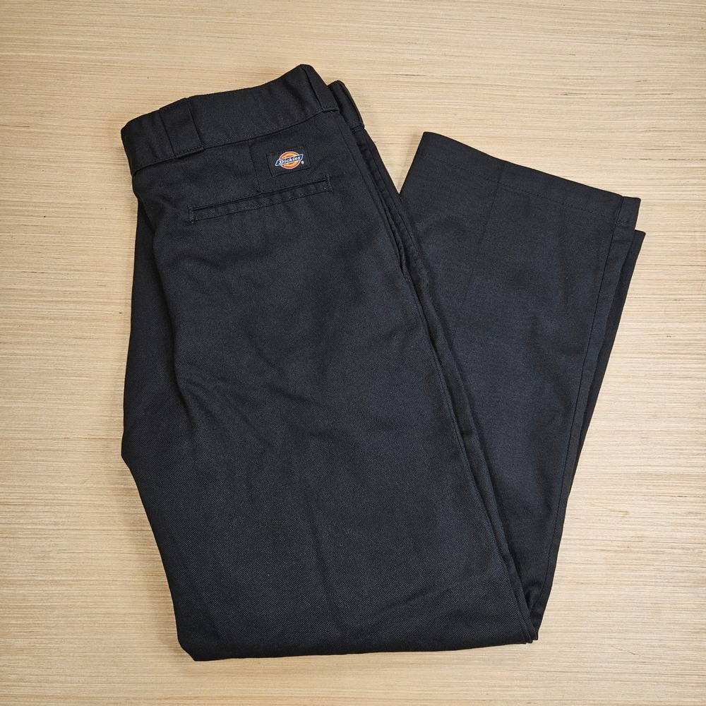 Dickies 874 Original Fit Pants Mens 36x30 Fits 35x29 Black Workwear Chino